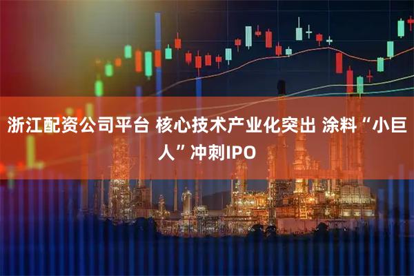 浙江配资公司平台 核心技术产业化突出 涂料“小巨人”冲刺IPO