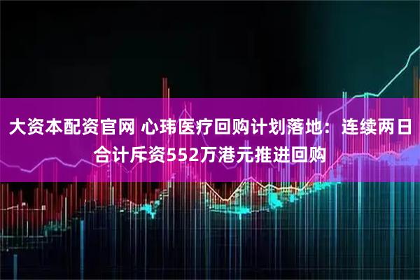 大资本配资官网 心玮医疗回购计划落地：连续两日合计斥资552万港元推进回购