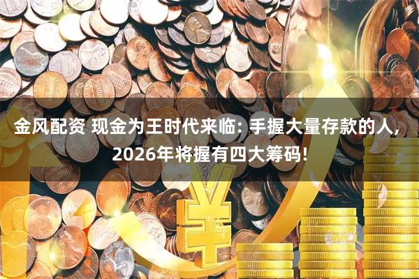 金风配资 现金为王时代来临: 手握大量存款的人, 2026年将握有四大筹码!